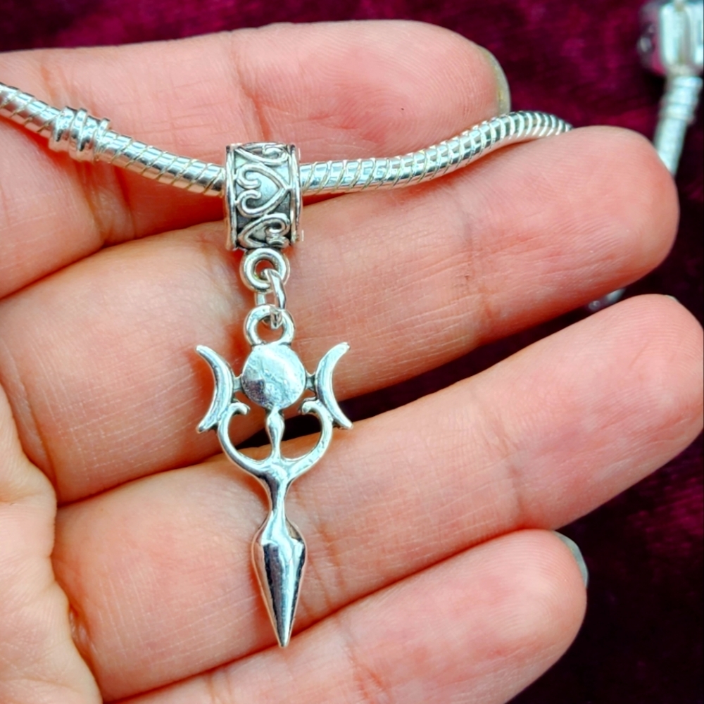 Goddess Moon charm for Pandora